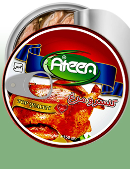 کنسرو مرغ آتین فود