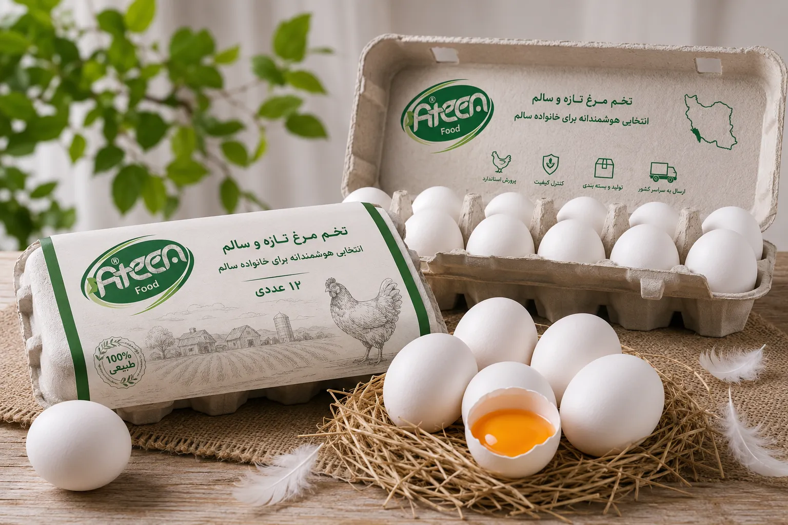 تخم مرغ آتین فود