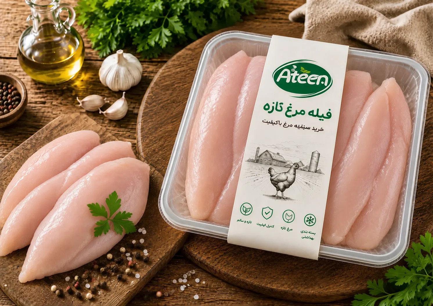 فیله مرغ آتین فود. فیله مرغ آتین فود | انتخابی کاربردی برای انواع غذا - تصویر 1